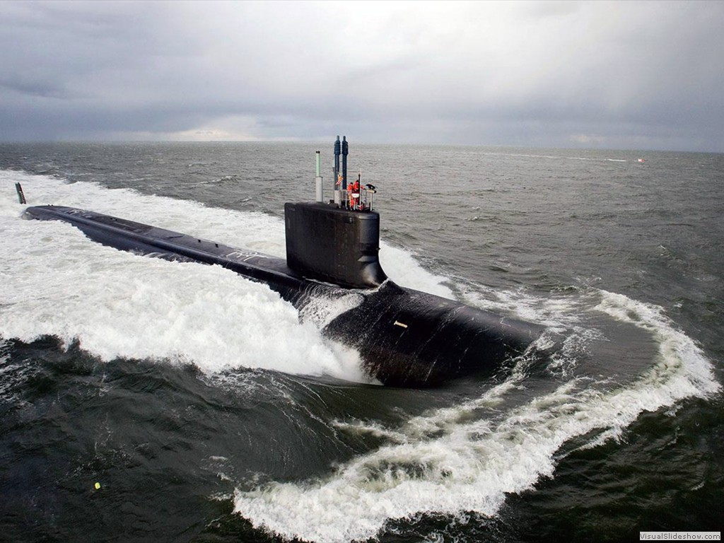 USS New Mexico (SSN-779) sea trials during 2009-10 time frame.